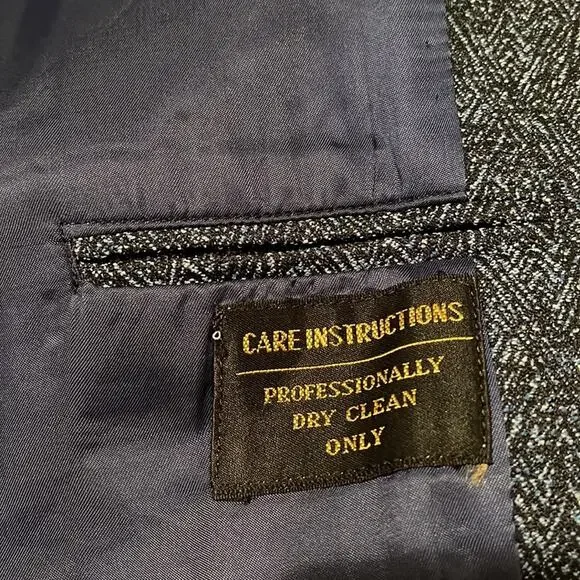 Vintage 1970'sMade in Japan Men’s Blazer/Sport Coat Blue Size 40 L
